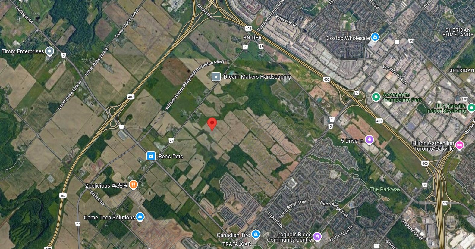 Trafalgar Highlands - Map View